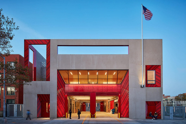 Rescue Company 2 Firehouse in New York, a civic building designed by Studio Gang