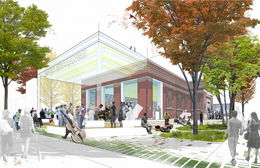 Civic Commons Library Possibilities by Studio Gang