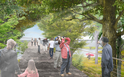 Memphis Riverfront Concept: Greenbelt Canopy Walk
